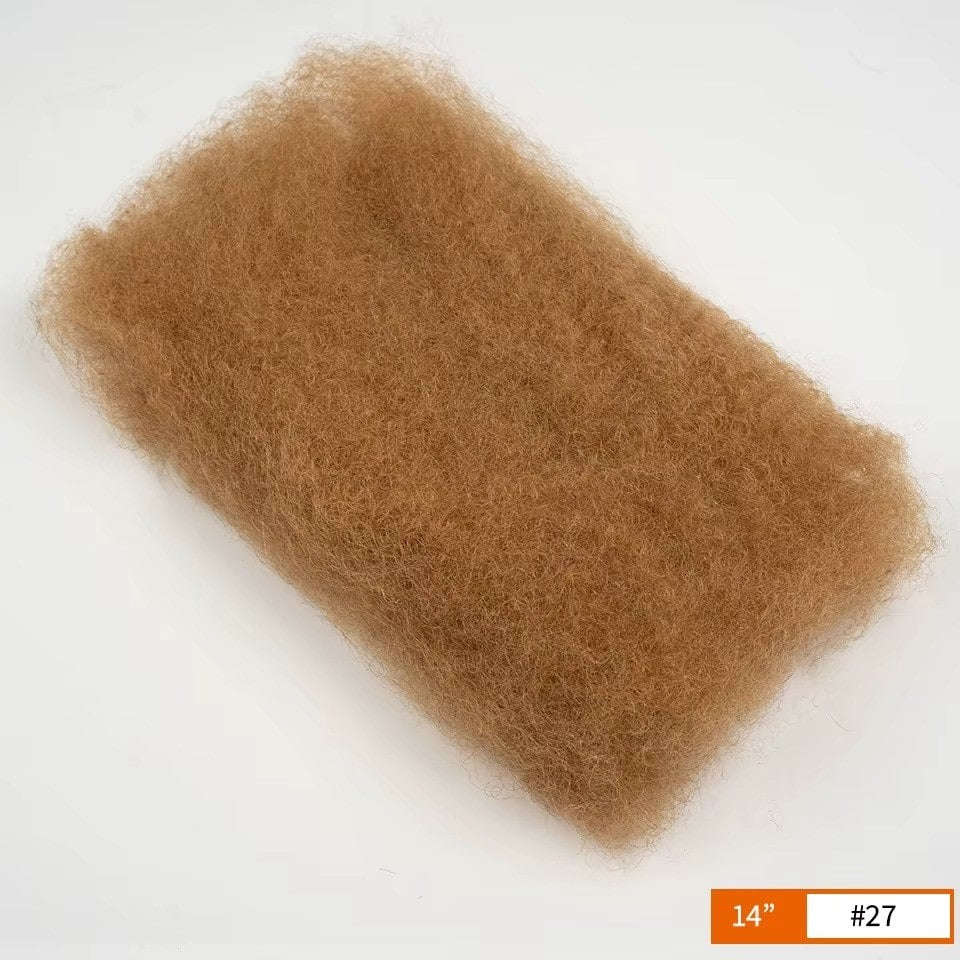 Afro Kinky Bulk Human Hair - for Braiding 100% Remy Hair Bundles
