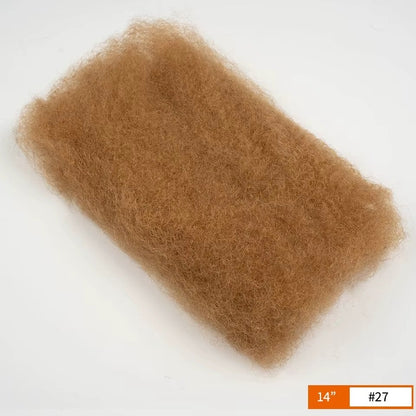 Afro Kinky Bulk Human Hair - for Braiding 100% Remy Hair Bundles