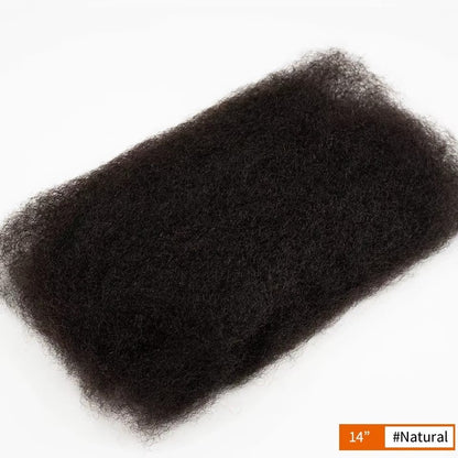 Afro Kinky Bulk Human Hair - for Braiding 100% Remy Hair Bundles