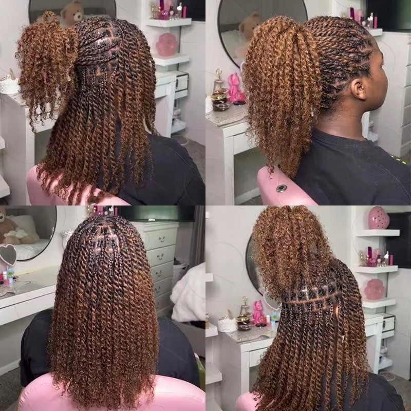 Afro Kinky Bulk Human Hair - for Braiding 100% Remy Hair Bundles